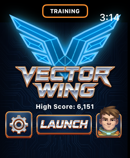 Vector Wing early gameplay screenshot