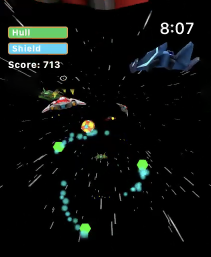 Vector Wing early gameplay screenshot