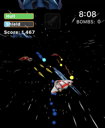 Vector Wing early gameplay screenshot
