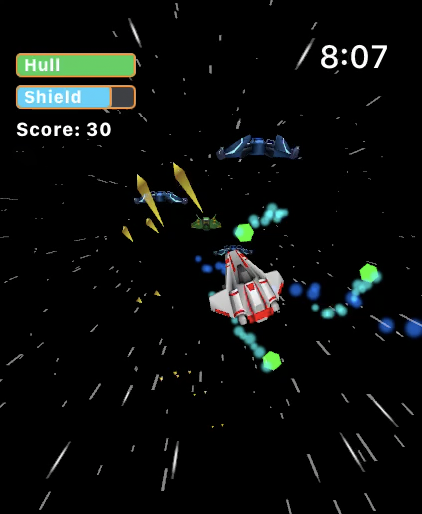 Vector Wing early gameplay screenshot